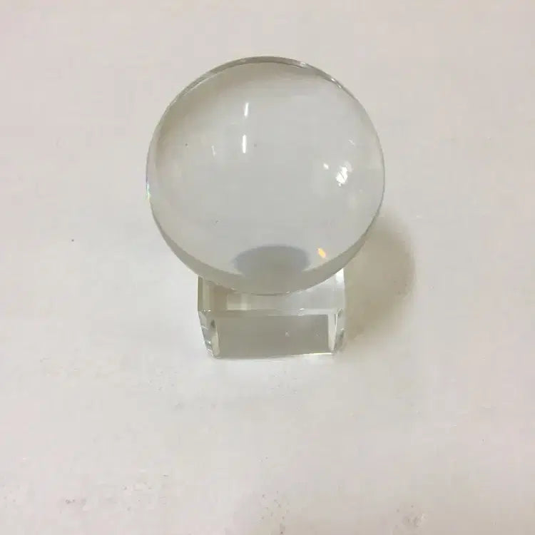 [BUNJANG] Crystal Sphere with Crystal Base / 동그란 원형의 투명 크리스탈(좌대도 크리스탈) / 요316