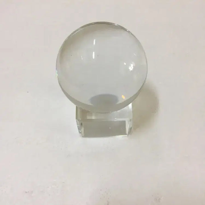 [BUNJANG] Crystal Sphere with Crystal Base / 동그란 원형의 투명 크리스탈(좌대도 크리스탈) / 요316