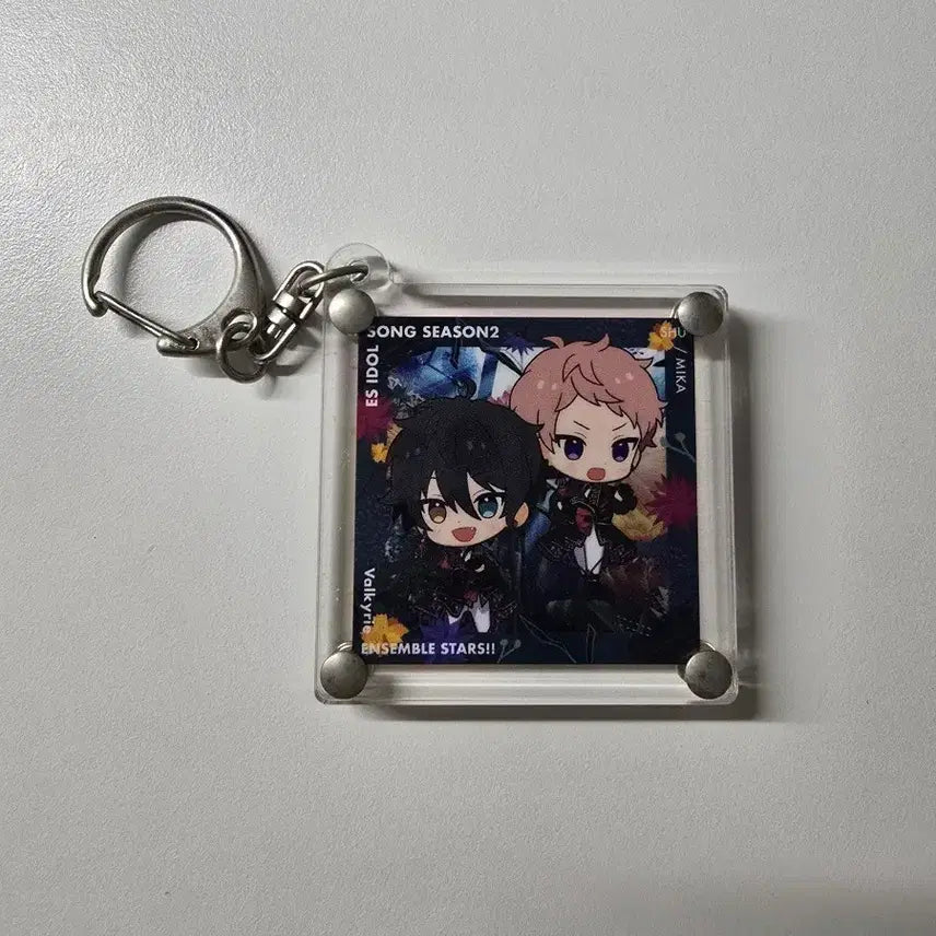 [BUNJANG] Ensemble Stars Valkyrie Akanthe SD CD-Shaped Keyring / 앙스타 발키리 아칸테 sd CD풍 키링