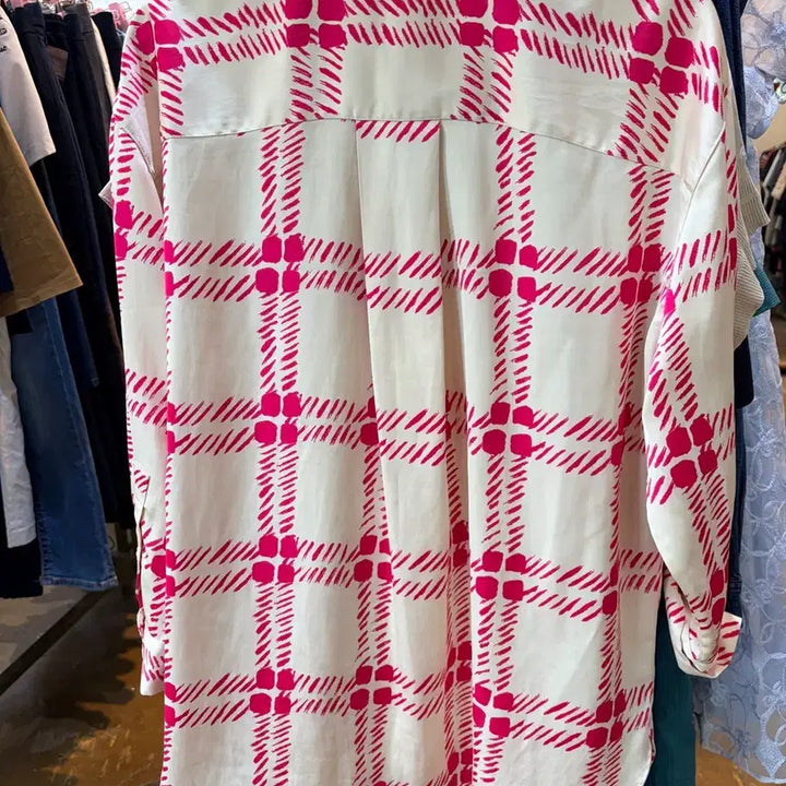 [BUNJANG] Marni x Uniqlo Pink Pattern Shirt / 마르니 유니클로 핑크 패턴 셔츠