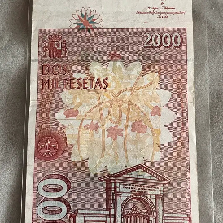 [BUNJANG] Spain 1992 2000 Pesetas Banknote / 스페인 1992년 2000 페세타 지폐(구권)