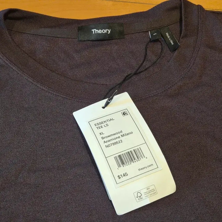 [BUNJANG] Theory Essential Long Sleeve Shirt / (새상품) 띠어리 롱슬리브 셔츠