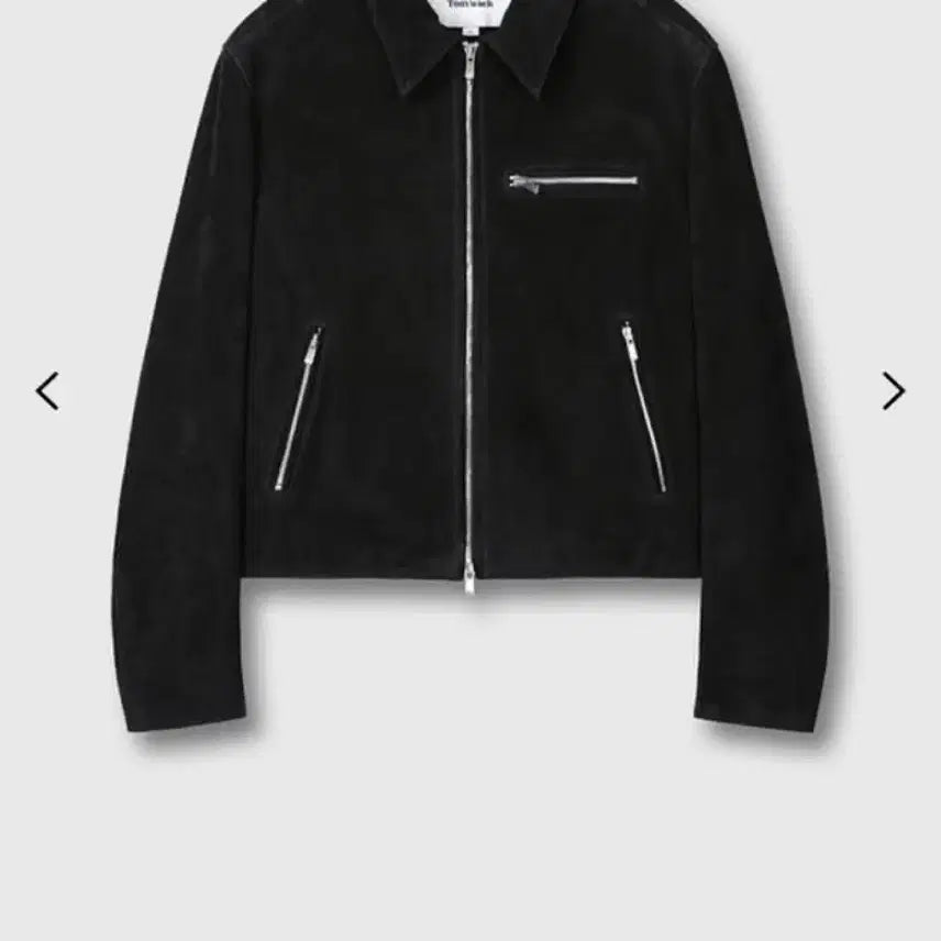 [BUNJANG] Tony Wack Suede Blouson Jacket Black / m) 토니웩 스웨이드 블루종 자켓 블랙