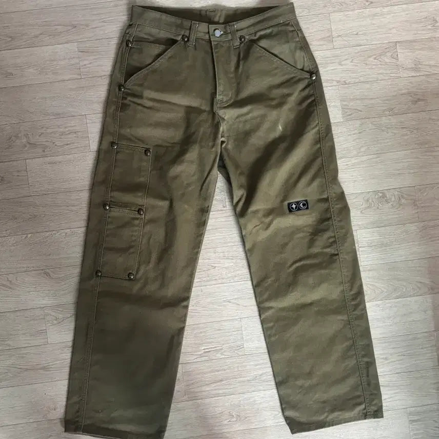[BUNJANG] THUG CLUB THUG PANTS Khaki Size 2 / 떠그클럽 떠그팬츠 카키 (2)