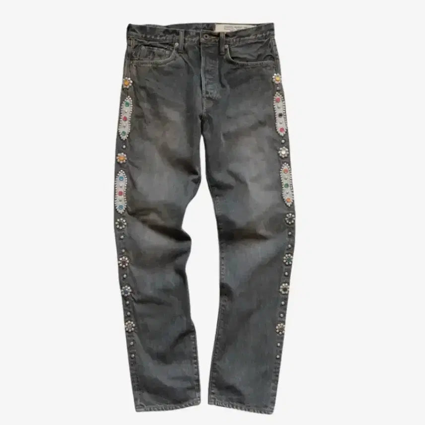 [BUNJANG] Kapital Gemstone Black Denim 36 / 캐피탈 잼스톤 흑청 36사이즈