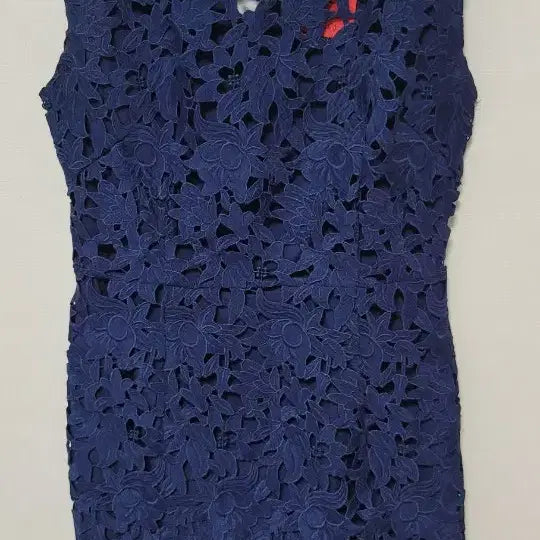[BUNJANG] NAIN Navy Lace Dress - M / 나인 네이비 레이스 원피스 M