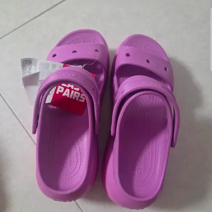 [BUNJANG] Crocs Mega Crush Sandal Purple W8 (250mm) / 크록스 메가 크러쉬 샌들 250 퍼플 w8
