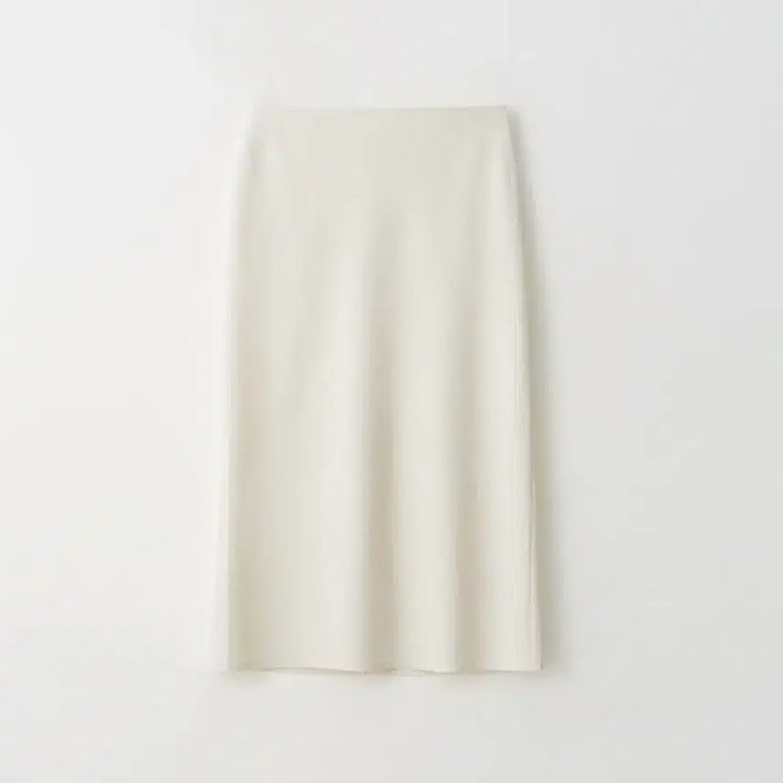 [BUNJANG] SIRELEV Slit Skirt Medium Cream / 시에 레브 슬릿 스커트 크림 미듐