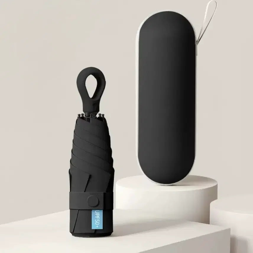 [BUNJANG] Black Umbrella Parasol with Case / 우산양산겸용 새상품 케이스포함