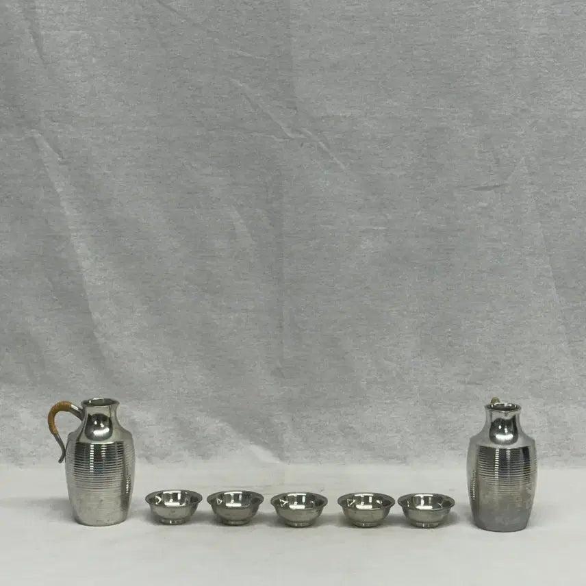 [BUNJANG] Japanese Pewter Sake Set (100% Pure Tin) / 일본 전통 주선(주기)세트[주석공예]
