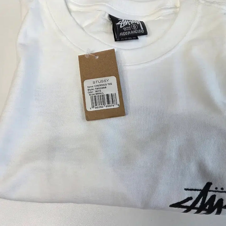 [BUNJANG] Stussy Cherry T-Shirt White / [S]스투시 체리 티셔츠 화이트