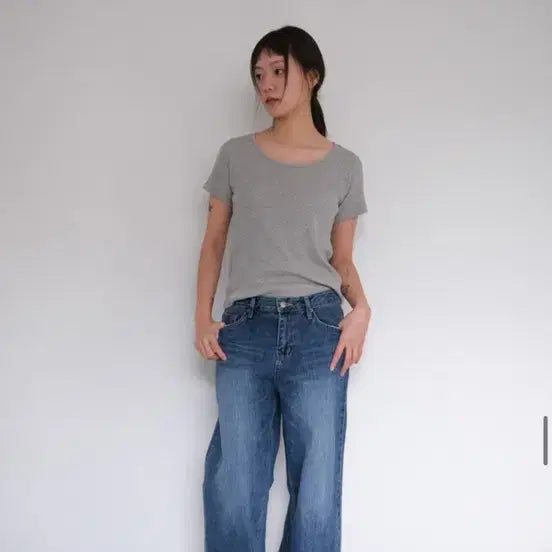 [BUNJANG] The Butter Cream Jane Jean Wide Version M Size / 더버터크림 제인진 와이드 버전 M사이즈