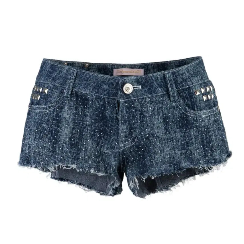 [BUNJANG] Baby Metal Club Twinkle Stud Denim Shorts / 베이비메탈클럽 베메클 트윙클 스터드 데님 쇼츠