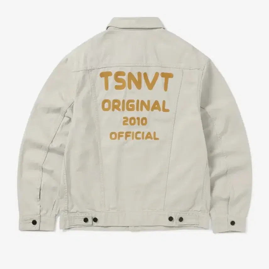 [BUNJANG] TSNVT Trucker Jacket Off White / TSNVT Trucker Jacket Off White