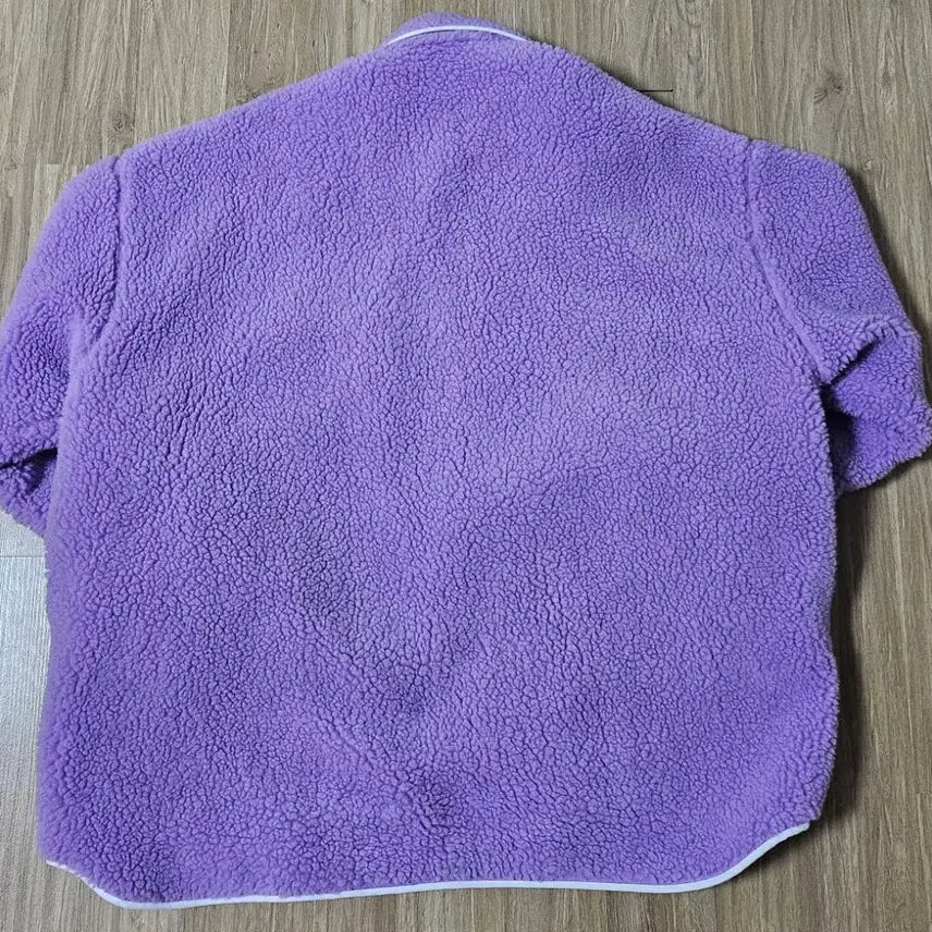 [BUNJANG] Purple Oversized Fleece Jacket / 보라색 오버핏 후리스