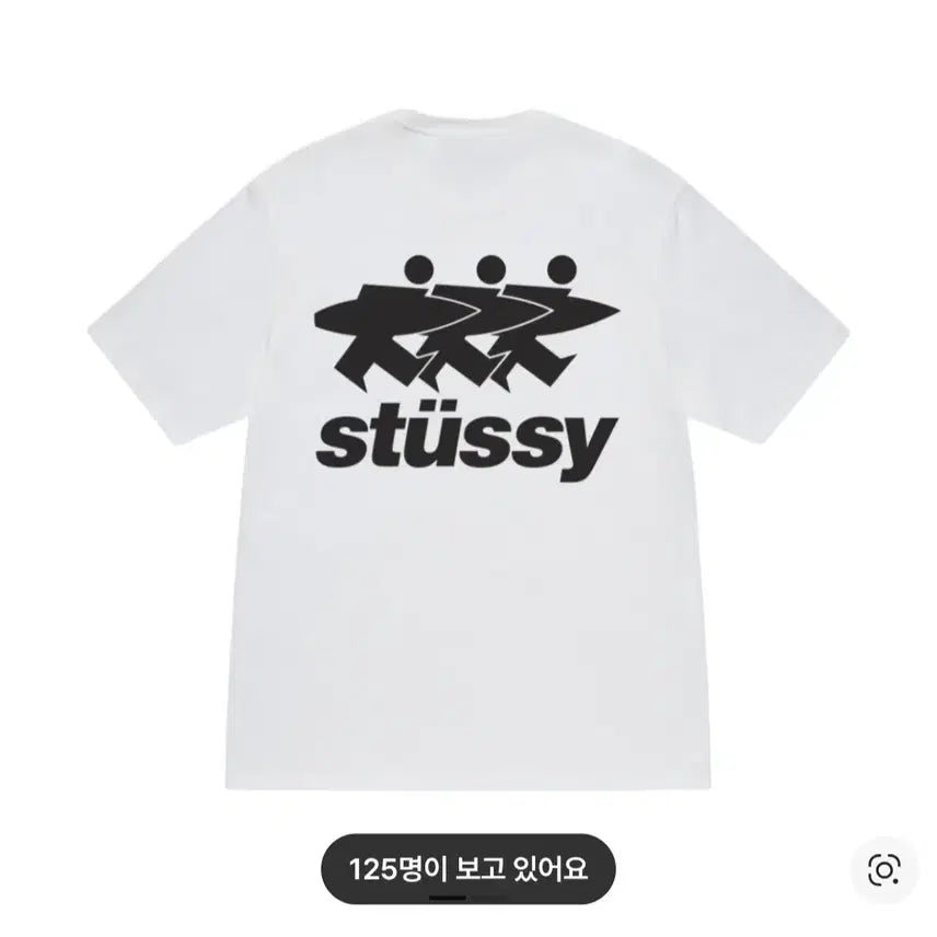 [BUNJANG] Stussy Surfwork T-shirt White / [S]스투시 서프워크 티셔츠 화이트