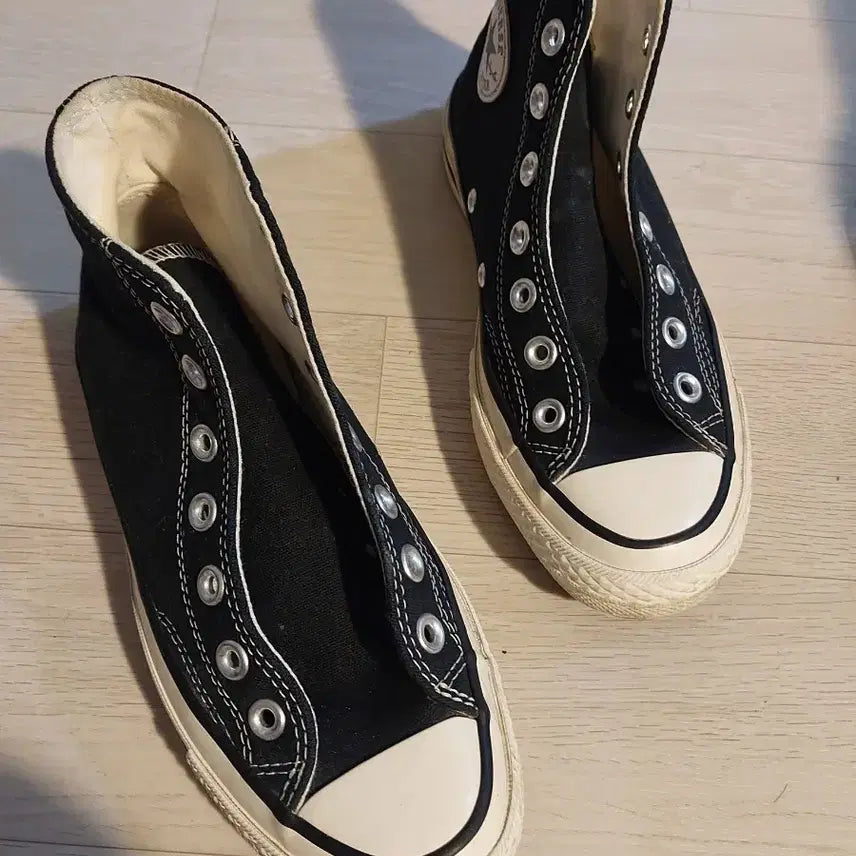 [BUNJANG] Converse All Star Black High Sneakers / 컨버스 올스타 블랙 하이 스니커즈230