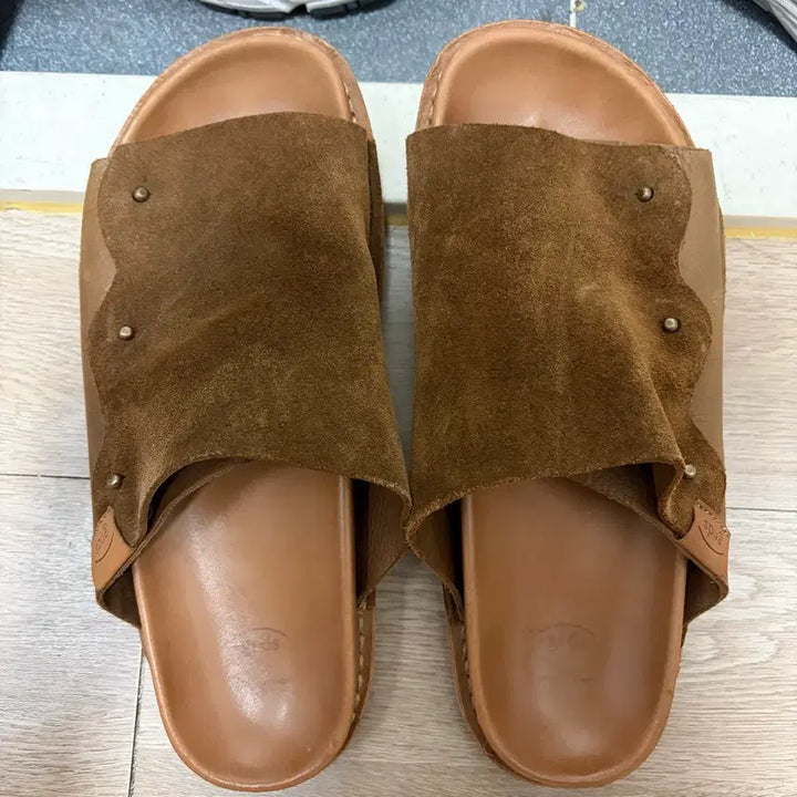 [BUNJANG] Gradus Suede Slides (Dark Brown) / (250) 그라더스 slides04