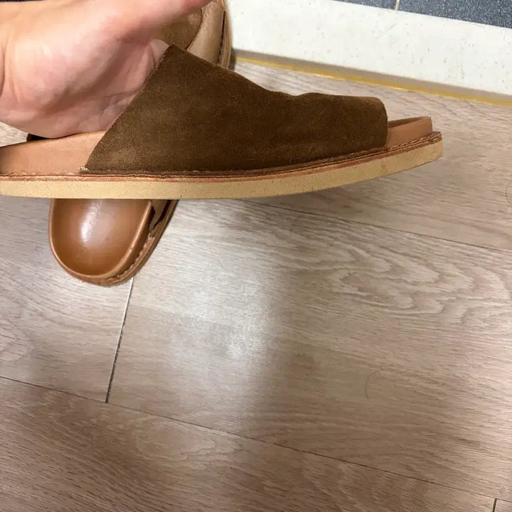 [BUNJANG] Gradus Suede Slides (Dark Brown) / (250) 그라더스 slides04