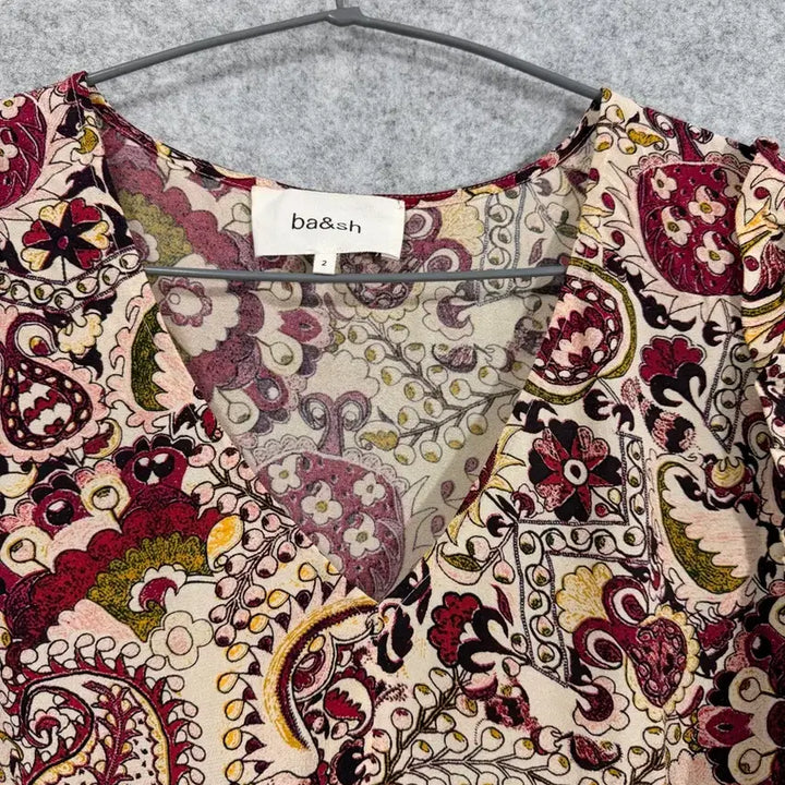 [BUNJANG] ba&amp;sh Pattern Blouse / ba&amp;sh 패턴 블라우스