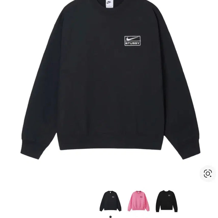 [BUNJANG] Nike x Stussy NRG Washed Fleece Crewneck Sweatshirt Black L / 나이키 X 스투시 나투시 맨투맨 NRG 워시드 플리스 크루넥 블랙 L