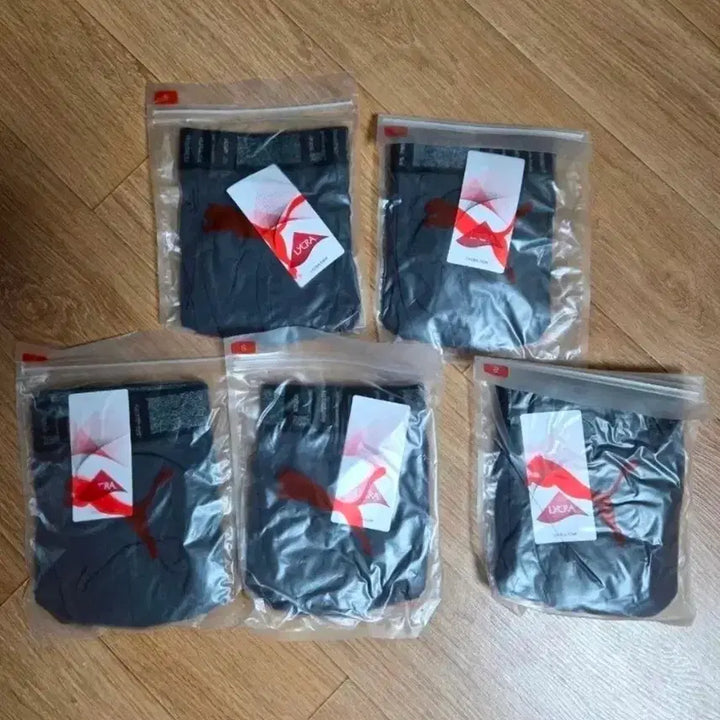 [BUNJANG] Puma Boxer Briefs (Set of 5) / 미개봉5)푸마 드로즈 95
