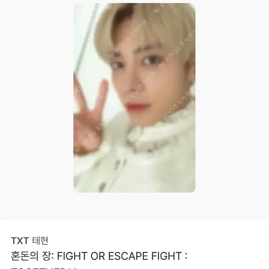 [BUNJANG] Paoii Taehyun Photocard / 파오이 태현