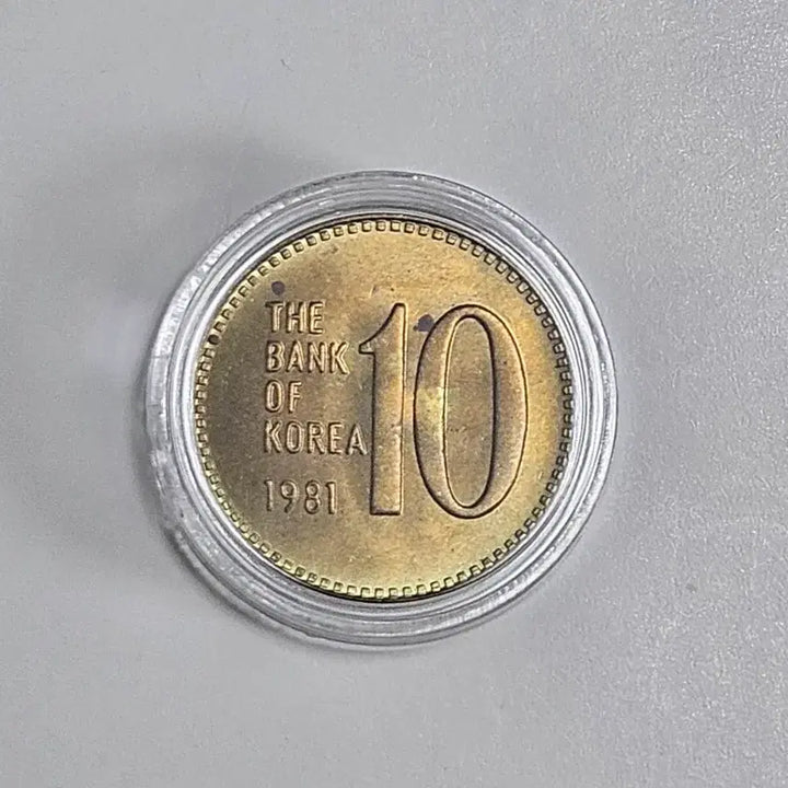 [BUNJANG] 1981 10 Won Coin Special Mint Year / 1981년10원동전특년도주화