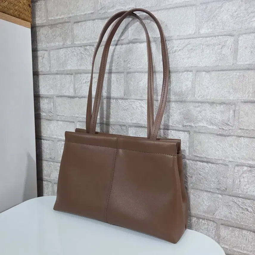 [BUNJANG] Brown Leather Shoulder Bag / 숄더백 새상품