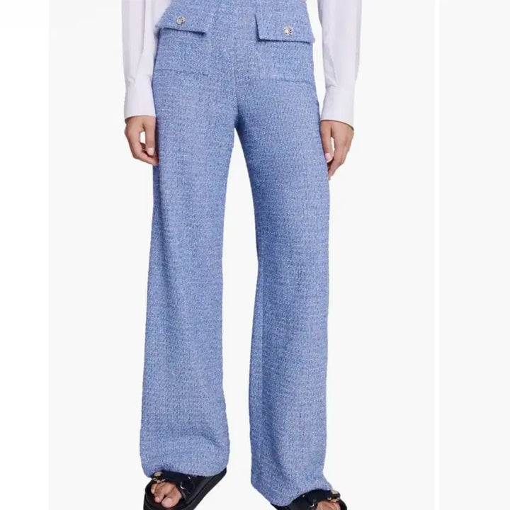 [BUNJANG] Maje Tweed Slacks Pants (Size 25) / Maje 마쥬 트위드 슬랙스 팬츠 25
