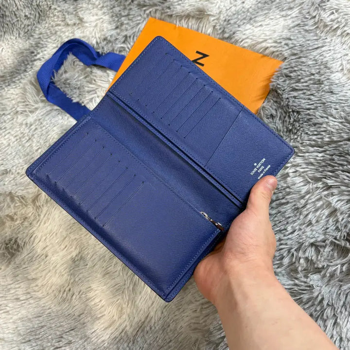 [BUNJANG] Louis Vuitton Brazza Wallet Cobalt Blue / [OS,풀구성품] 루이비통 브라짜월릿 장지갑 코발트블루