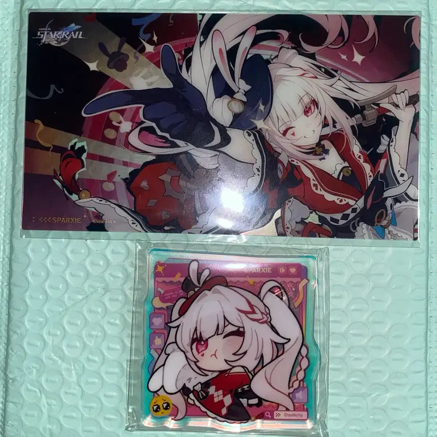 [BUNJANG] Honkai: Star Rail Sparkle Magnet &amp; Transparent Photocard Bundle Set / 붕괴 스타레일 3주년팝업 스파키 마그넷 투명 포토카드 일괄 판매