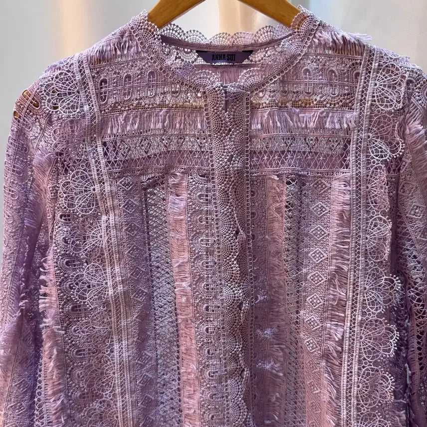 [BUNJANG] ANNA SUI Lace Blouse / ANNA SUI 안나수이 레이스 블라우스 A328