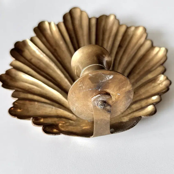 [BUNJANG] Vintage Brass Wall Candle Holder / 빈티지 브라스 쉘 벽촛대