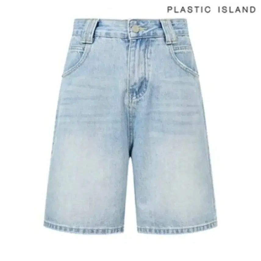 [BUNJANG] Plastic Island Half Denim Shorts / 플라스틱아일랜드 하프데님팬츠 반바지