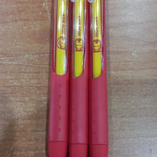 [BUNJANG] Marvel Iron Man Gel Pen Black (Set of 12) / 12자루) 마블 아이언맨 젤펜 검정색