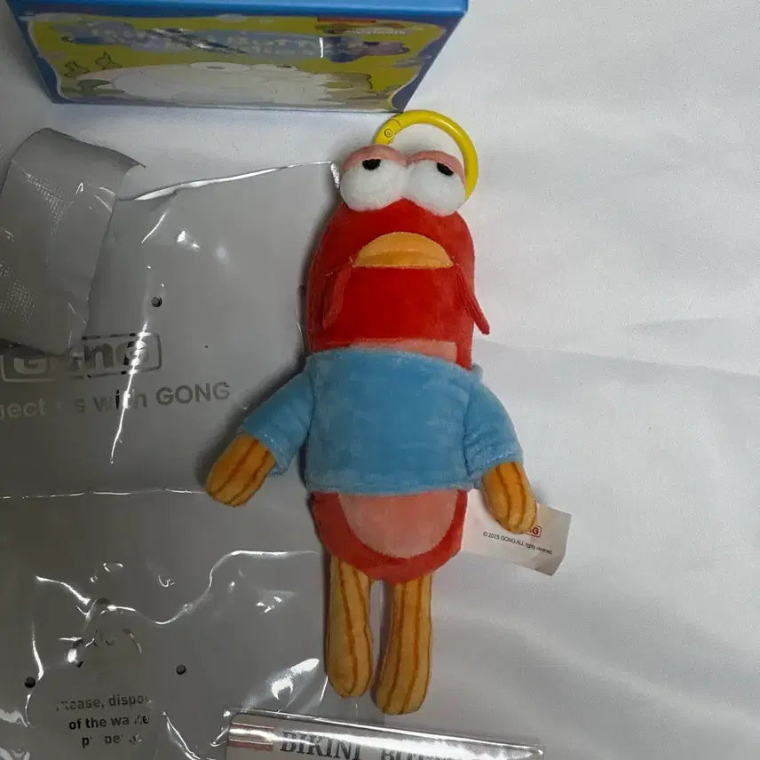 [BUNJANG] POP MART SpongeBob Deflated Fish Keyring / 팝마트 스폰지밥 힘빠진 물고기 키링 (비키니시티 주민들)