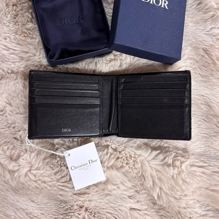 [BUNJANG] Dior Dior Oblique Jacquard Bifold Wallet / [정품] 디올 오블리크 자카드 반지갑