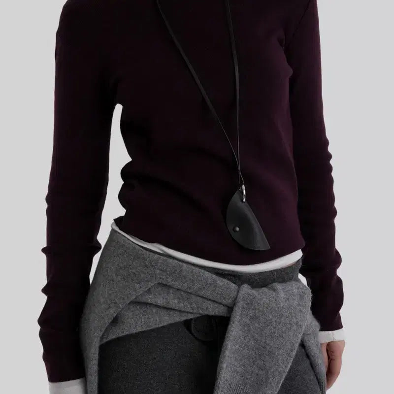 [BUNJANG] Autumn U-Neck Fine Wool Knit / 새상품 / 어텀 U넥 파인울니트