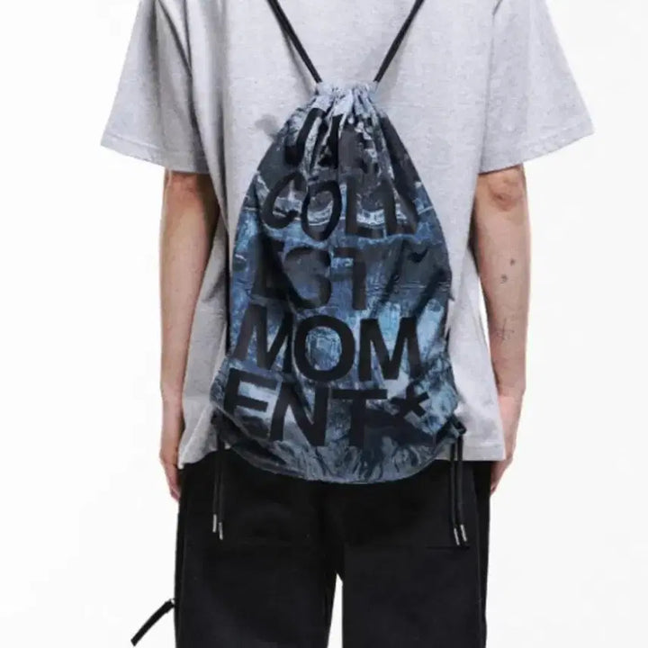 [BUNJANG] The Coldest Moment Gym Sack Bag Backpack / 더콜디스트모먼트 짐색 가방 백팩