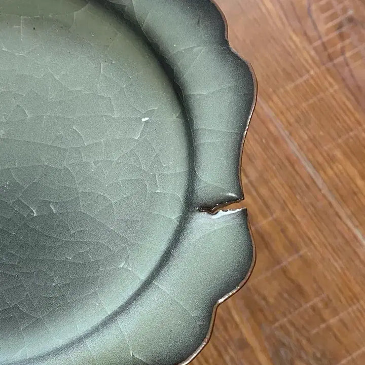 [BUNJANG] Qing Dynasty Celadon Plate / 진품 청나라중기 용천요(운송시간12일)