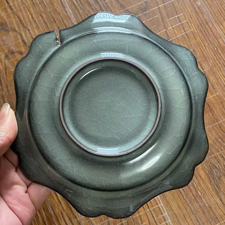[BUNJANG] Qing Dynasty Celadon Plate / 진품 청나라중기 용천요(운송시간12일)