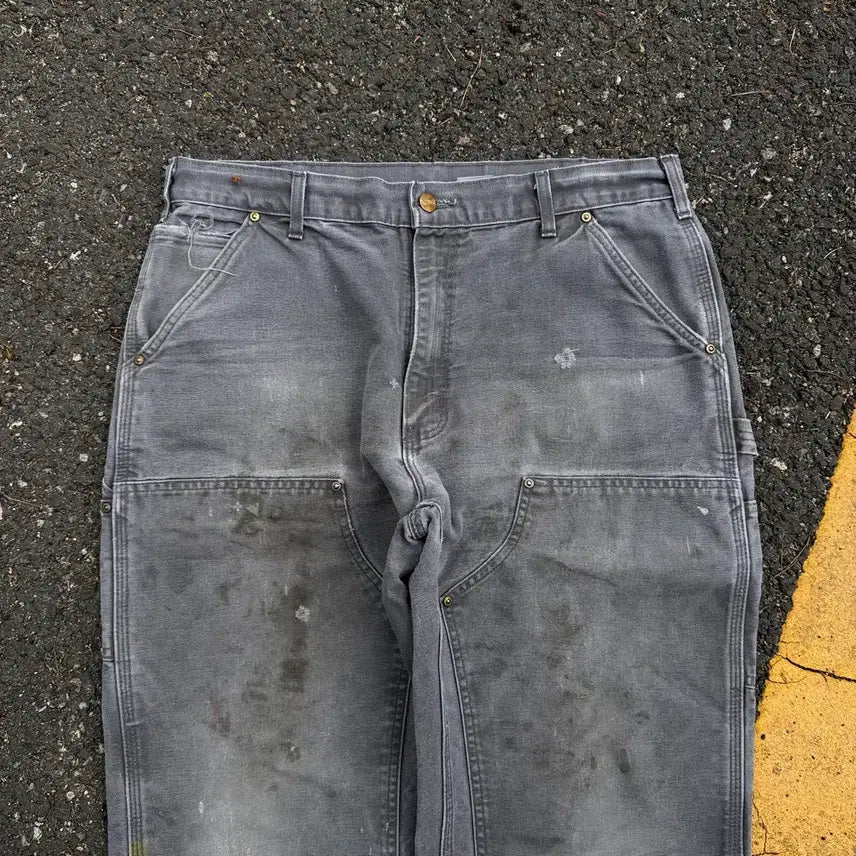 [BUNJANG] Carhartt B01 GVL Double Knee Carpenter Pants / OG 칼하트 B01 GVL 더블니 카펜터 팬츠