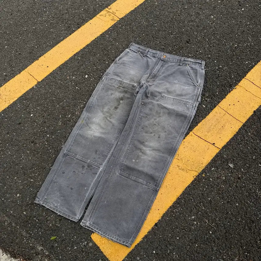 [BUNJANG] Carhartt B01 GVL Double Knee Carpenter Pants / OG 칼하트 B01 GVL 더블니 카펜터 팬츠