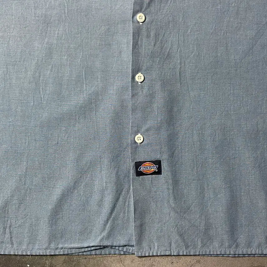 [SOLD OUT] DICKIES 디키즈 빈티지 블루 플랩포켓 워크 셔츠 A00880