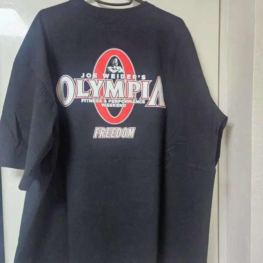 [SOLD OUT] 프리덤 올림피아 Freedom 검정 반팔 티셔츠 XL