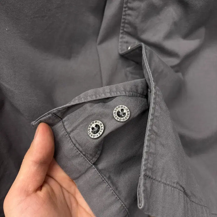 [SOLD OUT] 할리데이비슨 빅 시그니처 심볼 자수 메카닉 워크셔츠 N1294