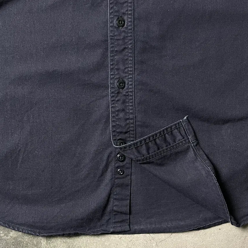 [BUNJANG] CARHARTT 칼하트 빈티지 네이비 플랩포켓 워크 셔츠 A00884 / CARHARTT 칼하트 빈티지 네이비 플랩포켓 워크 셔츠 A00884