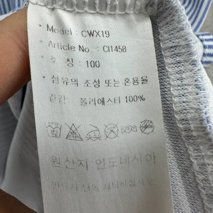 [BUNJANG] 100 아디다스 골프 남자 기능성 반팔 셔츠 / 100 아디다스 골프 남자 기능성 반팔 셔츠