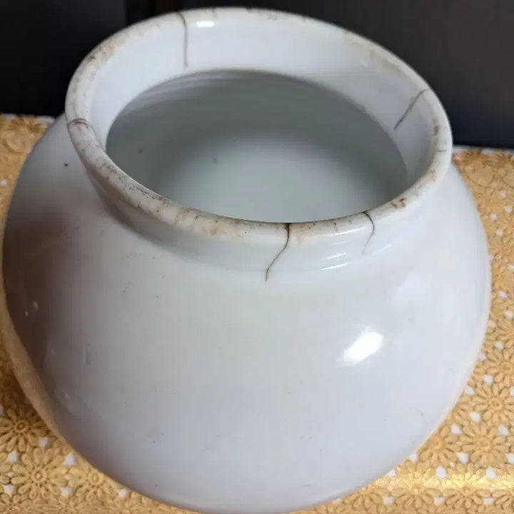 [BUNJANG] (골동품)순백자 달항아리(높이약 17cm) / (골동품)순백자 달항아리(높이약 17cm)